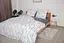 Комплект постельного белья ТЕП Soft dreams White Look полуторный серый с белым (2-03857_27784) - миниатюра 2