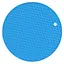 Підставка у вигляді сот кругла силіконова під гаряче килимок для чашки банки 17.5 см, Kitchen Master Блакитний 87523 - мініатюра 1
