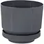 Вазон LUX №2 3.3l 185х160mm антрацит - миниатюра 1