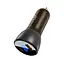 Азу - зарядное автомобильное AceFast B6 metal car charger with digital display 63W 6A металлическое - миниатюра 1
