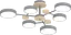 Потолочный светильник XI3328-6 Сірий+Дерево - миниатюра 1