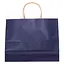 Подарунковий пакет Yiwu  31х12х25 см крафтовий 12 штук синій HP-10359-2BL - мініатюра 1