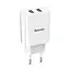Зарядний пристрій Baseus Speed Mini Dual USB 10.5W Білий (CCFS-R02) - мініатюра 1