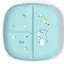 Тарілка секційна Chicco 12м+ блакитна (16003.25) - мініатюра 2