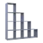 Стеллаж Doros Степь 4х4 Серый открытый 136.2х28.8х140.7 (41516179) - миниатюра 6