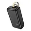 Зовнішній акумулятор Hoco J87B Tacker power bank 30000mAh 3 виходи чорний - мініатюра 1