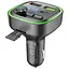 АЗП FM модулятор Borofone BC48 Broad 18W+QC3.0 (2USB-A/1C) Black - мініатюра 2