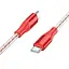 Кабель Borofone BX96 Type-C to Type-C PD 60W 1 м красный - миниатюра 1