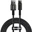 Кабель Baseus Tungsten Gold Fast Charging Data Cable USB to Type-C 100W 2 м Черный - миниатюра 1
