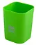 Стакан пластиковый Rubber Touch для канцелярских принадлежностей, светло-зеленый - миниатюра 1