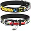 Ошейник для собак Waudog Design кожаный с QR паспортом, рисунок Бэтмен1, XS, Ш 12 мм, Дл 20-28 см (4823089323497) - миниатюра 1