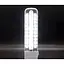 Ліхтар LED GH gh-6661 аварійний підвісний туристичний на акумуляторі 1200 mAh з сонячною батареєю - мініатюра 1