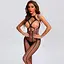 Сексуальний бодістокінг з відкритими зонами S/M/L Чорний K000708 - мініатюра 1