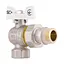 Кран кульовий з американкою SD з антипротіканням кутовий 1/2"зв PN40 SD901NW15PN40 - мініатюра 2