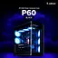 Корпус Zalman P60 Tempered Glass без БЖ Black (P60BLACK) - мініатюра 2