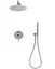Душова система прихованого монтажу Rea Lungo + BOX хром REA-P8007, Хром - мініатюра 3