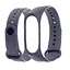 Силиконовый ремешок для Xiaomi Mi Band 3/4, 18 темно-серый - миниатюра 1