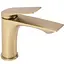 Смеситель для умывальника Rea Avalon brushed gold низкий REA-B2703 Золотой - миниатюра 1
