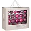 Набір ялинкових скляних куль House of Seasons 7/6/5 см 42 шт. фуксія (8720362603825) - мініатюра 1