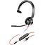 Гарнитура Poly BlackWire C3315 M USB-A HS Mono - миниатюра 1