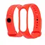 Силиконовый ремешок для Xiaomi Mi Band 3/4, 03 оранжевый - миниатюра 1