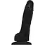 Реалістичний фалоімітатор Strap-On-Me Soft Realistic Dildo Black - Size S - мініатюра 1