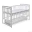Детская кроватка-трансформер DS-1011 с маятниковым механизмом, без ящика белый - миниатюра 2