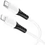 Дата кабель Hoco X82 Silicone Type-C to Lightning 20W (1m) White - миниатюра 2