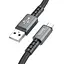 Дата кабель Hoco X85 Strength USB to MicroUSB (1m) Black - мініатюра 2