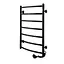 Електрична рушникосушка Unio LD ER 700-500-7 BLK Драбинка Дуга чорна, Чорний матовий, Праве, Електронний - мініатюра 4