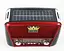 Радіоприймач Golon RX-455S акумуляторне радіо Solar USB Червоний - мініатюра 3