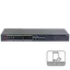 24-портовый управляемый PoE коммутатор DH-CS4226-24ET-375 с 24 портами POE 100Мбит + 2/UP-Link 1000Мбит + 2/SFP 1000Мбит, 375Вт, 440x220x44 мм - миниатюра 1