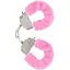 Наручники Toy Joy Furry Fun Cuffs 28 см рожевий - мініатюра 1