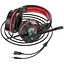 Игровые проводные наушники Hoco W104 Drift, USB, 3.5mm, 2m, Красный - миниатюра 1