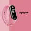 Ремешок для фитнес-браслета Lemfo для Xiaomi Mi Band 8 и 9 светло-розовый - миниатюра 2