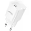 Сетевое зарядное устройство для Hoco C146A Charm single port PD20W charger(EU) Белый - миниатюра 1
