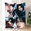 Плед плюшевий подарунковий 3D Stray Kids collage №1 160х200 см 160 см, 135 см - мініатюра 1