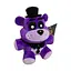 М'яка іграшка П'ять ночей з Фредді Purple Freddy Фіолетовий Фредді 18 см FNAF48-9 - мініатюра 1