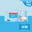 Уцінка. Набір вологі серветки Huggies Pure 2+1 168 шт. (3 уп. по 56 шт.)  - мініатюра 2