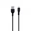 Кабель Hoco X20 USB lighting 2 м дріт для заряджання смартфона/телефона чорний - мініатюра 4