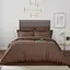 Полуторний комплект постільної білизни Коричневий 355326 - мініатюра 1
