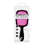Щетка для волос массажная продувная Superbrush Plus Hollow Comb прямоугольная, Черная с розовым - миниатюра 1