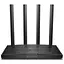 Роутер TP-LINK Archer C6U, Black, Wi-Fi 802.11a/b/g/n/ac, до 867 Mb/s, 2.4/5GHz, 4x100/1000 Mb/s, RJ45 100/1000Mb/s, 4 зовнішні незнімні анте - мініатюра 1