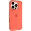Чохол Epik Silicone case AAA with Magsafe and Animation button для Apple iPhone 16 Pro 6.3 Tangerine - мініатюра 1