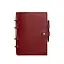 Шкіряний блокнот з датованим блоком (Софт-бук) 9.1 червоний - мініатюра 6