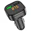 АЗП з FM-модулятором BOROFONE BC43 Flash QC3.0 car BT FM transmitter 18W Black - мініатюра 4