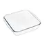 Противень прямоугольный форма из жаропрочного стекла для запекания 1.6 л 24.5х21.5 см, Ristal Прозрачный 86982 - миниатюра 3