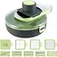 Овочерізка з контейнером Vegetable Cutter 9 в 1 - мініатюра 1