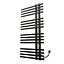 Электрический полотенцесушитель Kosser Браш 1200x600 ER тайм. черный ДБ03ER, Черный матовый, Правое - миниатюра 1