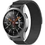 Ремешок DK CDK для Garmin Forerunner 255 / 255 Music 22mm Metal Milanese Loop Magnetic (09650) (black) - миниатюра 3